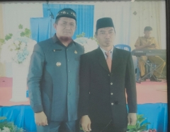 Bupati Tojo Una-Una Bapak Muhammad Lahay dan Direktur PDAM Kabupaten Tojo Una-Una Bapak Bakri S.Sos periode 2018-2022