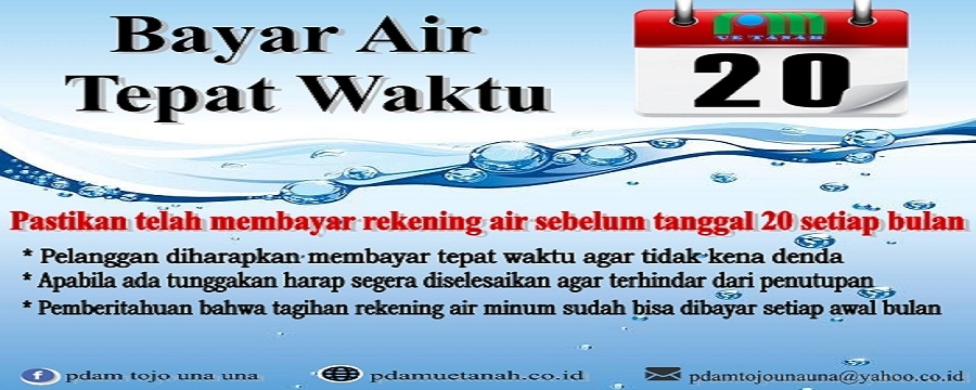 Bayar Air Tepat Waktu